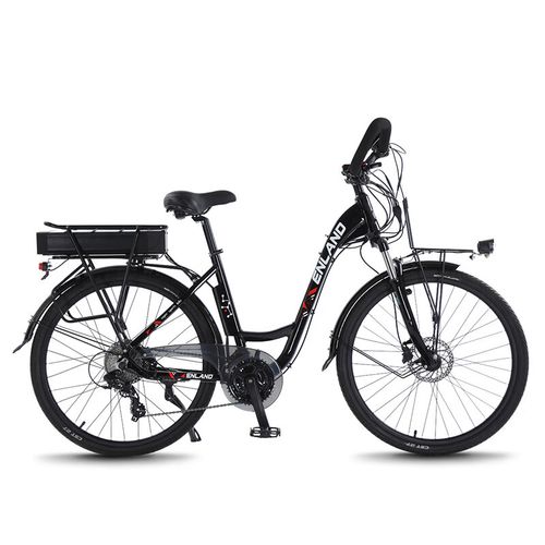 英蓝德新国标电动自行车26寸 48v锂电池铝合金男女通用前后碟刹27级