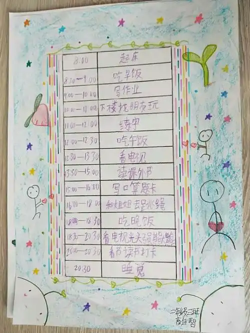 写美篇  愉快的假期马上开始了,没有了学校学习的时间约束,作为二年级