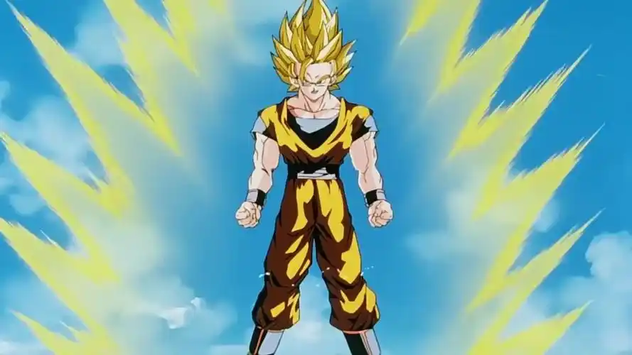 龙珠孙悟空超级赛亚人超一到超四变身