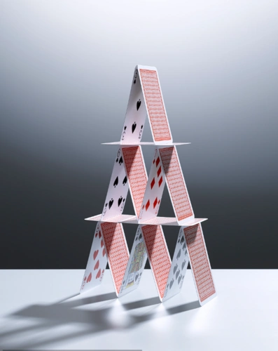 纸牌搭高,搭出别样精彩