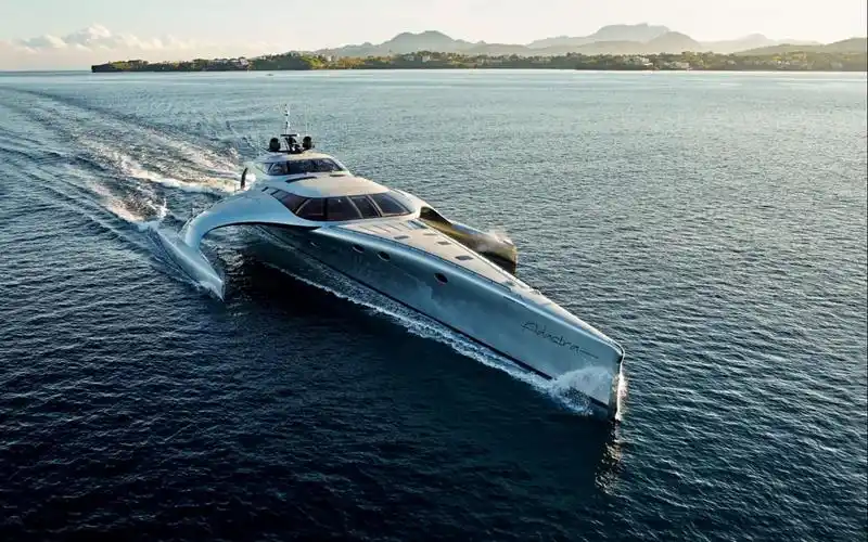 三体超级豪华游艇,1500万美元由珠海制造的"adastra"号,不止是科幻