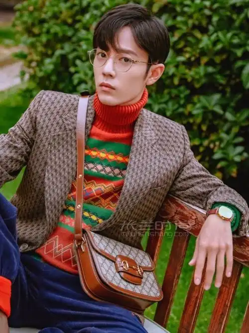 肖战同款gucci古驰1955马衔扣手袋单肩包手拎包602204马鞍包图片价格