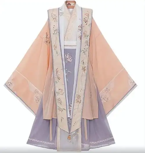 南宋汉族女子,直领对襟服饰,造型的形式构成是什么样的?