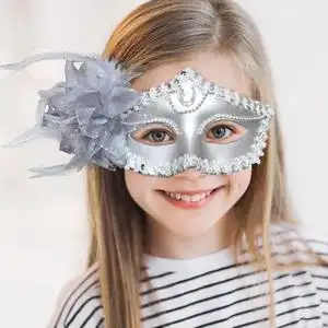 晚会面具女图片