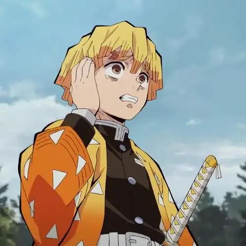 「第124期」动漫男头:鬼灭之刃 我妻善逸无水印男生头像