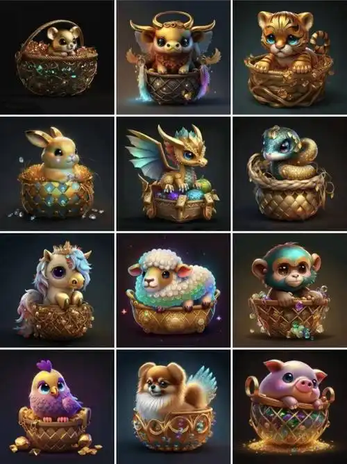 古老文化中一种独特的表达方式,将人的出生年份与十二种动物相对应