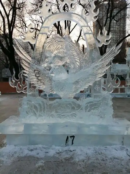 哈尔滨兆林公园冰雕展
