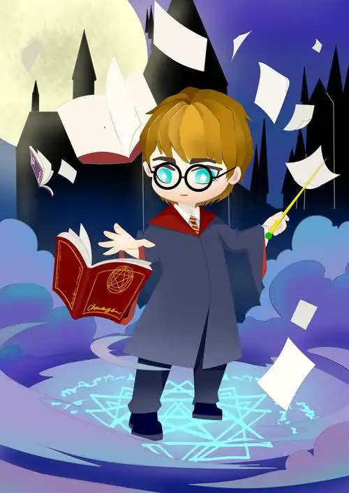 哈利波特q|插画|创作习作|量子态打卤面 - 原创作品 - 站酷 (zcool)