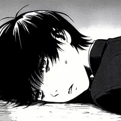 堕落颓废动漫男头像唯美意境男生图片