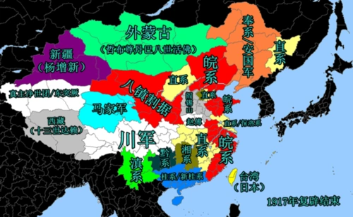 一锅乱粥的年代,中国1916年到1936年军阀割据演变图 - seven - 专属