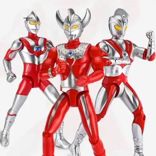 初代奥特曼泰罗多关节可动赛文艾斯超人怪兽儿童超大变形玩具套装超人