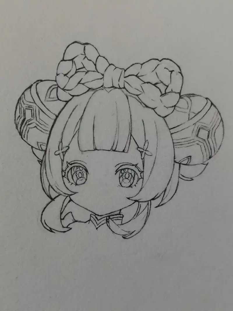 中秋节瑶瑶原神绘画教程 - 抖音