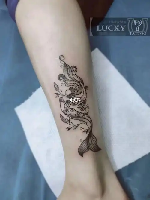 上海纹身|小美人鱼