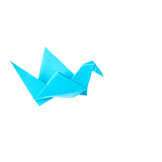蓝色千纸鹤图片-蓝色千纸鹤设计素材-蓝色千纸鹤素材免费下载-万素网