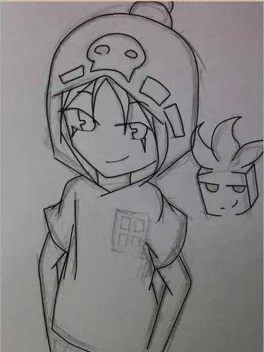 求一张摩尔庄园库拉和rk的拟人图.