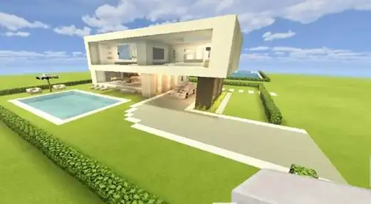 我的世界别墅设计图-别墅设计图纸及效果图大全-贝比手游网