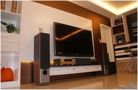 左右扬声器的摆位