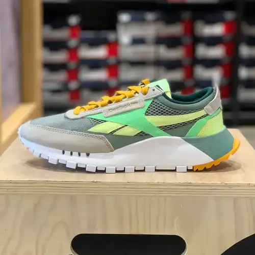 锐步reeboklegacy蕾格西拼色复古运动情侣跑鞋fz0812跑步鞋