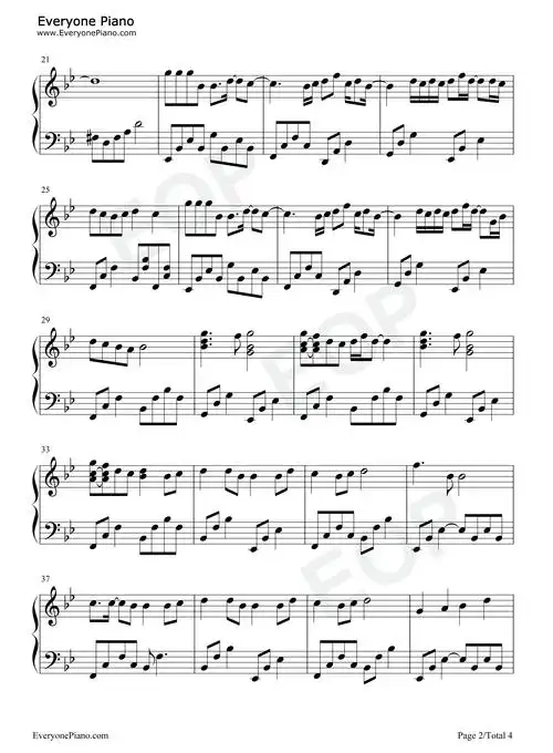 竹石-经典咏流传第三季五线谱预览2-钢琴谱文件(五线谱,双手简谱,数字