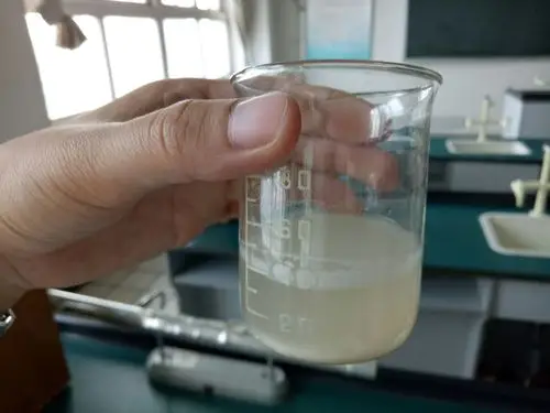 6月10日下午5点05分,观察到土豆培养基中的酵母菌大量繁殖.