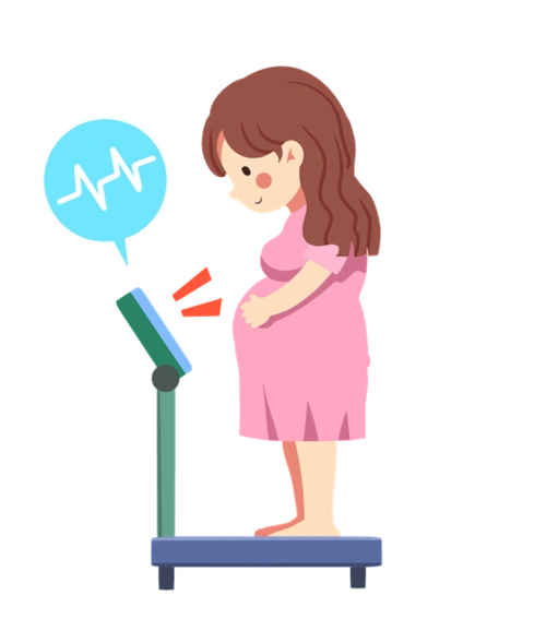 卡通准妈妈图片