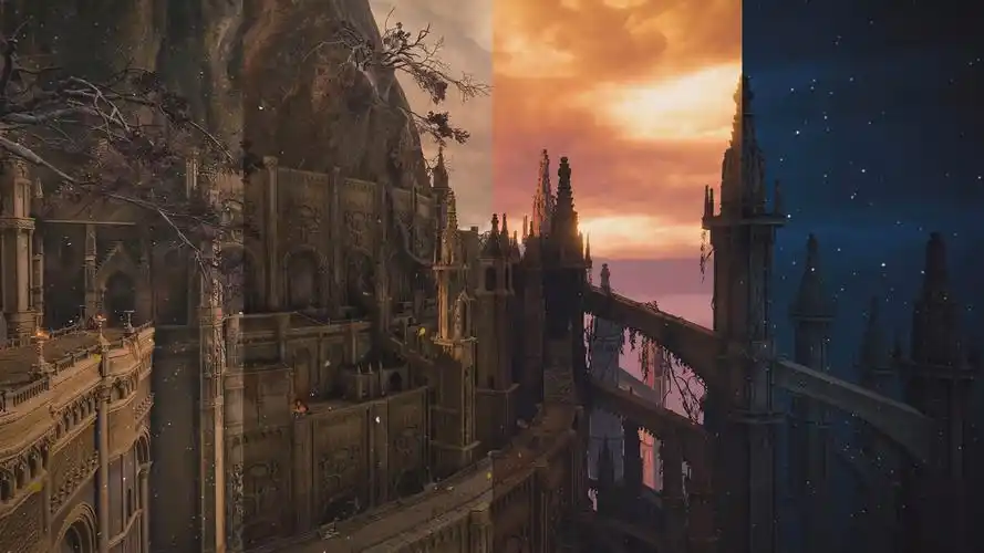 【艾尔登法环】雪中的艾布雷菲尔 | 米凯拉的圣树 | 动态壁纸 | wall