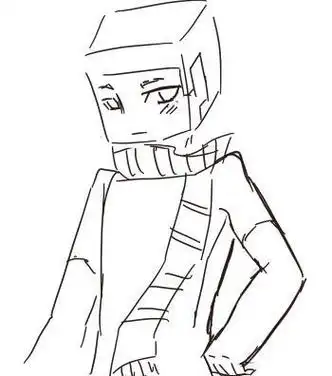 我的世界拟人化简笔画
