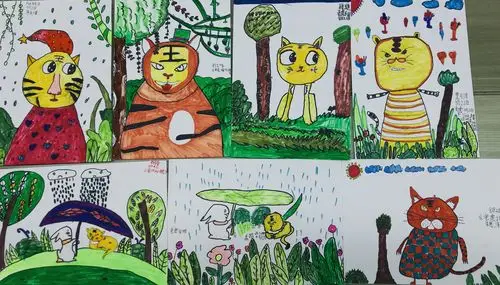 【鸿鹰美术馆苹果老师】绘本故事绘画班-《不一样的小老虎》