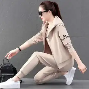 品牌休闲套装女正品运动服图片