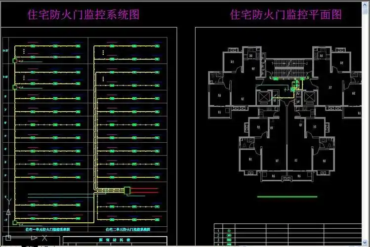 防火门监控器系统图