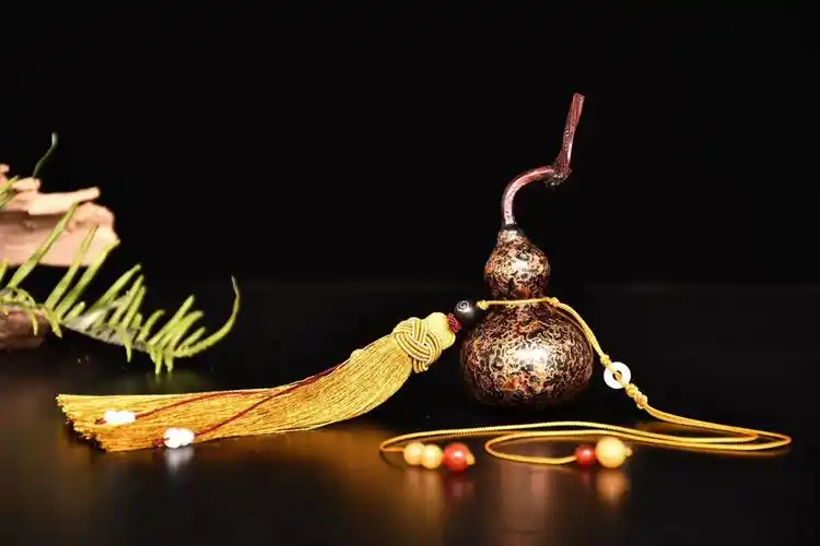 葫芦大漆黑金金黄红蓝紫蓝紫色手捻把玩毛衣吊坠漆器