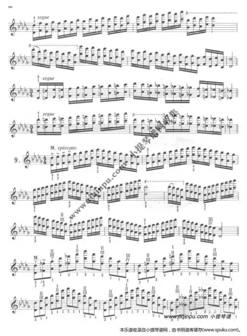 卡尔弗莱什 小提琴音阶体系 降d大调