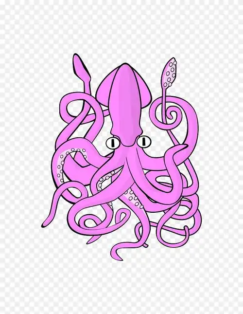 巨型鱿鱼剪贴画
