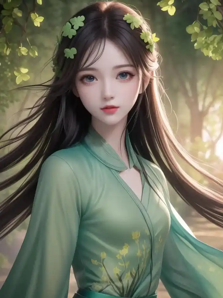 幸运女神.ai绘画高清壁纸#ai绘画 #治愈系壁纸 #图文伙 - 抖音