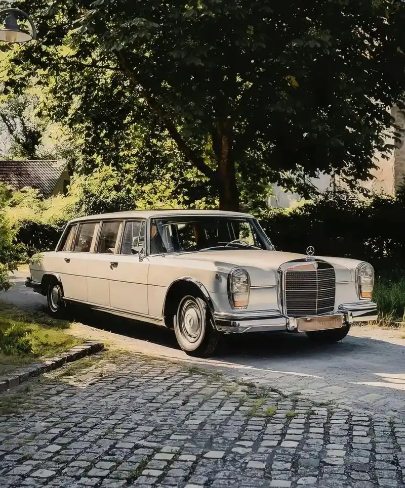 汽车文化离不开老车.随着#梅赛德斯奔驰600pullman  - 抖音