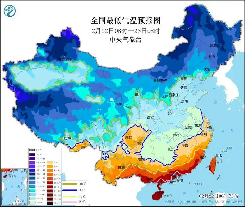 寒潮继续影响我国南方地区中东部地区有大范围雨雪冰冻天气
