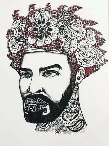 禅绕画/人物习作 - 原创作品 - 站酷(zcool)