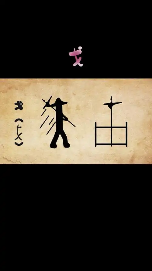 象形字的故事—戈