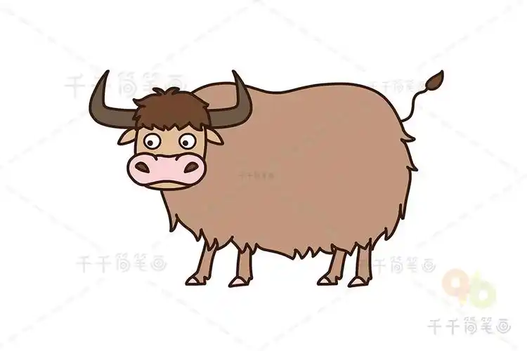 牦牛简笔画如何画