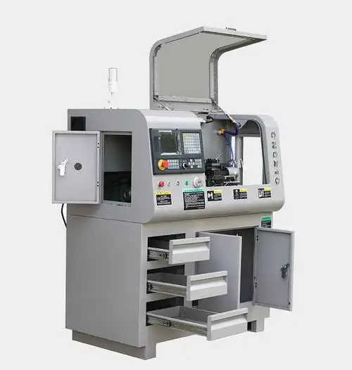 微型数控机床豪迈cnc210数控车床小型加工中心高精度机床全自动定制可