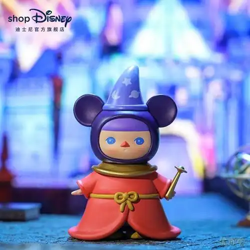 迪士尼官方潮玩手办pucky米奇家族泡泡玛特盲盒儿童玩具公仔