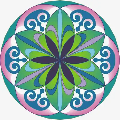 科技风免抠png圆形格子渐变图案【免抠元素png】-90设计网