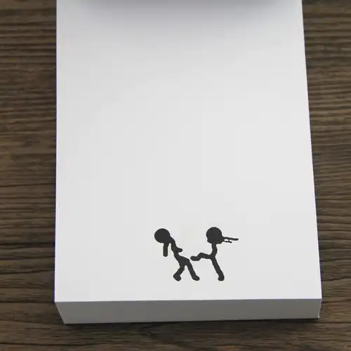 火柴人格斗 送同学兄弟小伙伴的生日礼物个性创意 手翻书特别画册