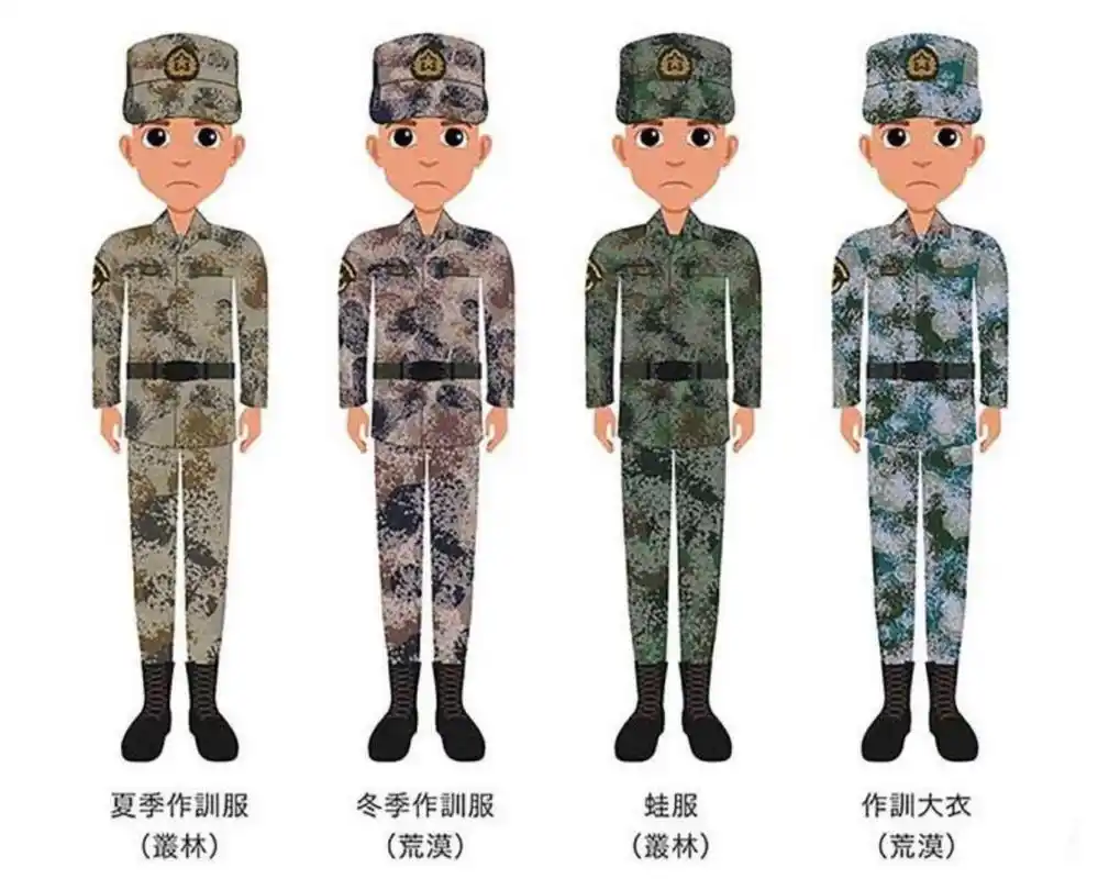 湾湾制作的咱们的迷彩服卡通,效果做的还可以.