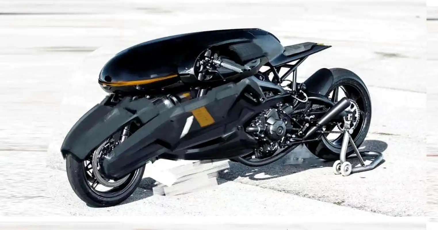 画师siku199创作的一组摩托车概念设计,采用了独立车体设计, ​​