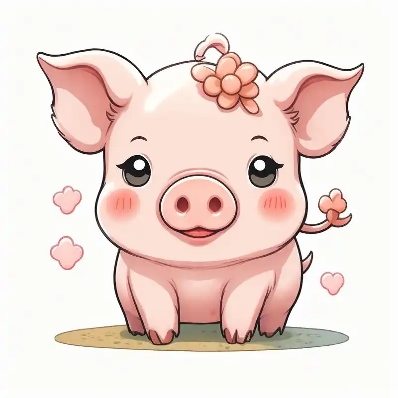 99最近很火的小猪头像来啦～ 这么可爱的小猪头像谁能拒绝啊!