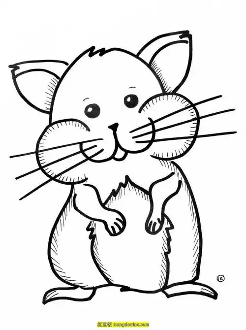 仓鼠简笔画(仓鼠简笔画 呆萌)-江湖救急网