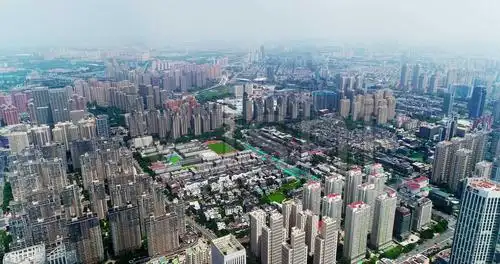 天津南开区,南门外大街航拍