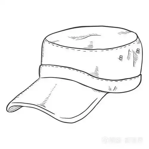 素描军帽插画-正版商用图片0pqukr-摄图新视界