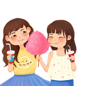 可爱的卡通奶牛人物拿着一个杯子,里面有可可和棉花糖.